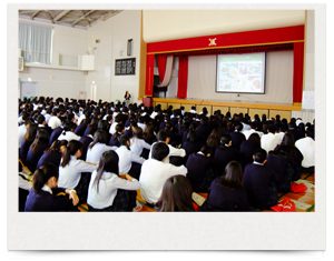 学校での講義風景