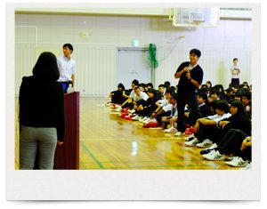 学校での講義風景